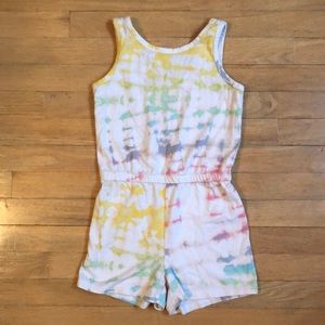 Little Girls Tie Dye Romper